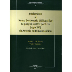 Suplemento  al Nuevo Diccionario bibliográfico de pliegos sueltos poéticos  (siglo XVI)  de Antonio Rodríguez-Moñino